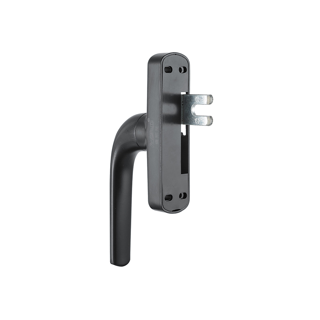 Zinc alloy black surface powder coating treatment casement multi-point manual window crank handle CW054A