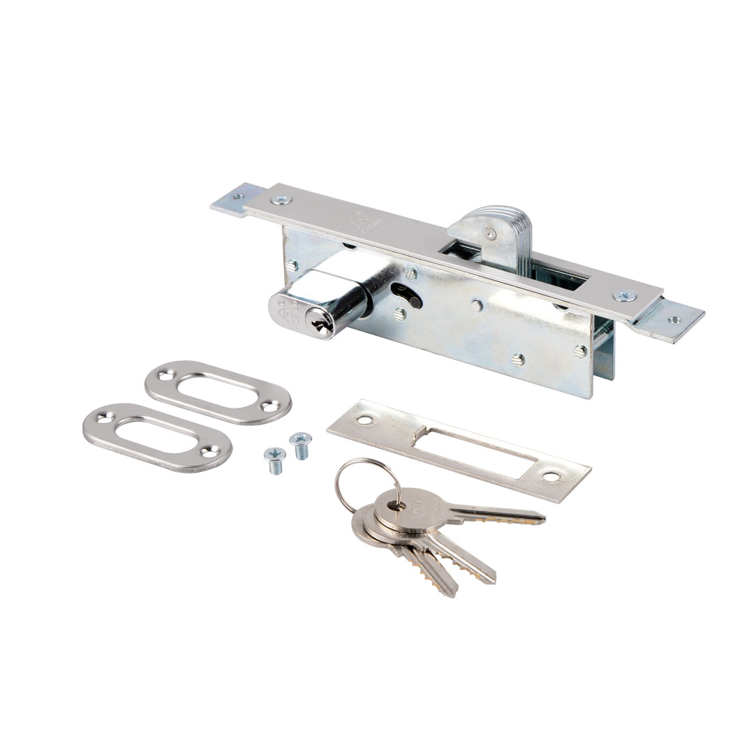 Aluminum alloy mortise door hook lock 41055T