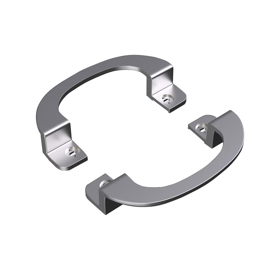 Aluminum white or black door handle SH004