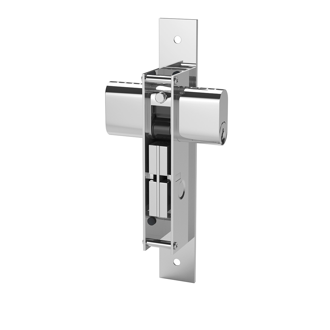 Plated surface treatment aluminum mortise door lock 554