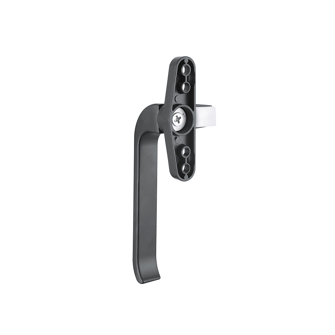 Aluminum alloy black powder coating casement window pull handle cw054