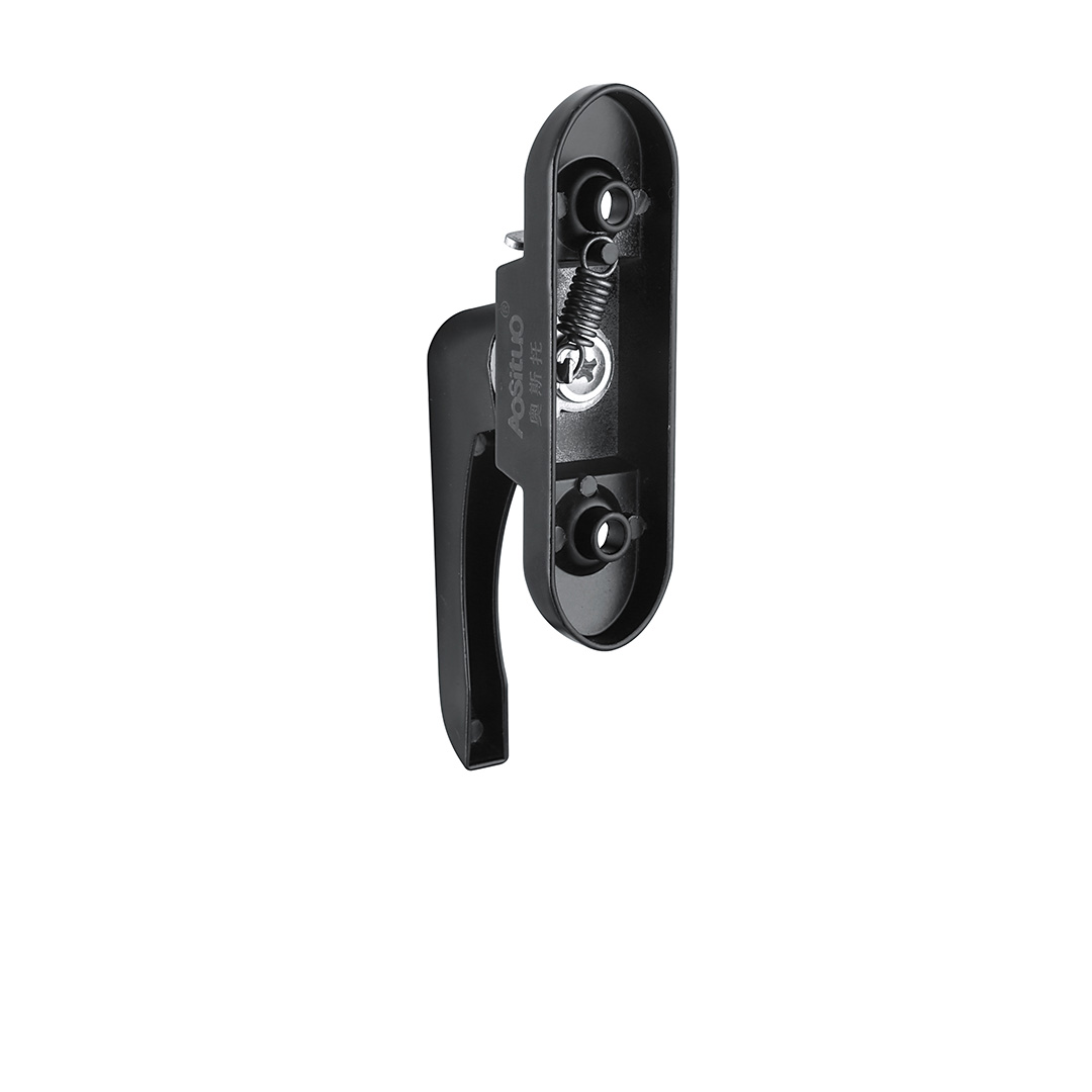 Aluminum alloy black casement window crescent lock AT361