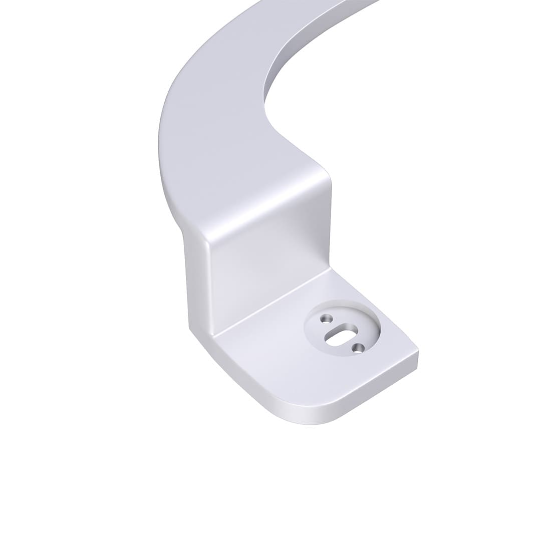 Aluminum white or black door handle SH004