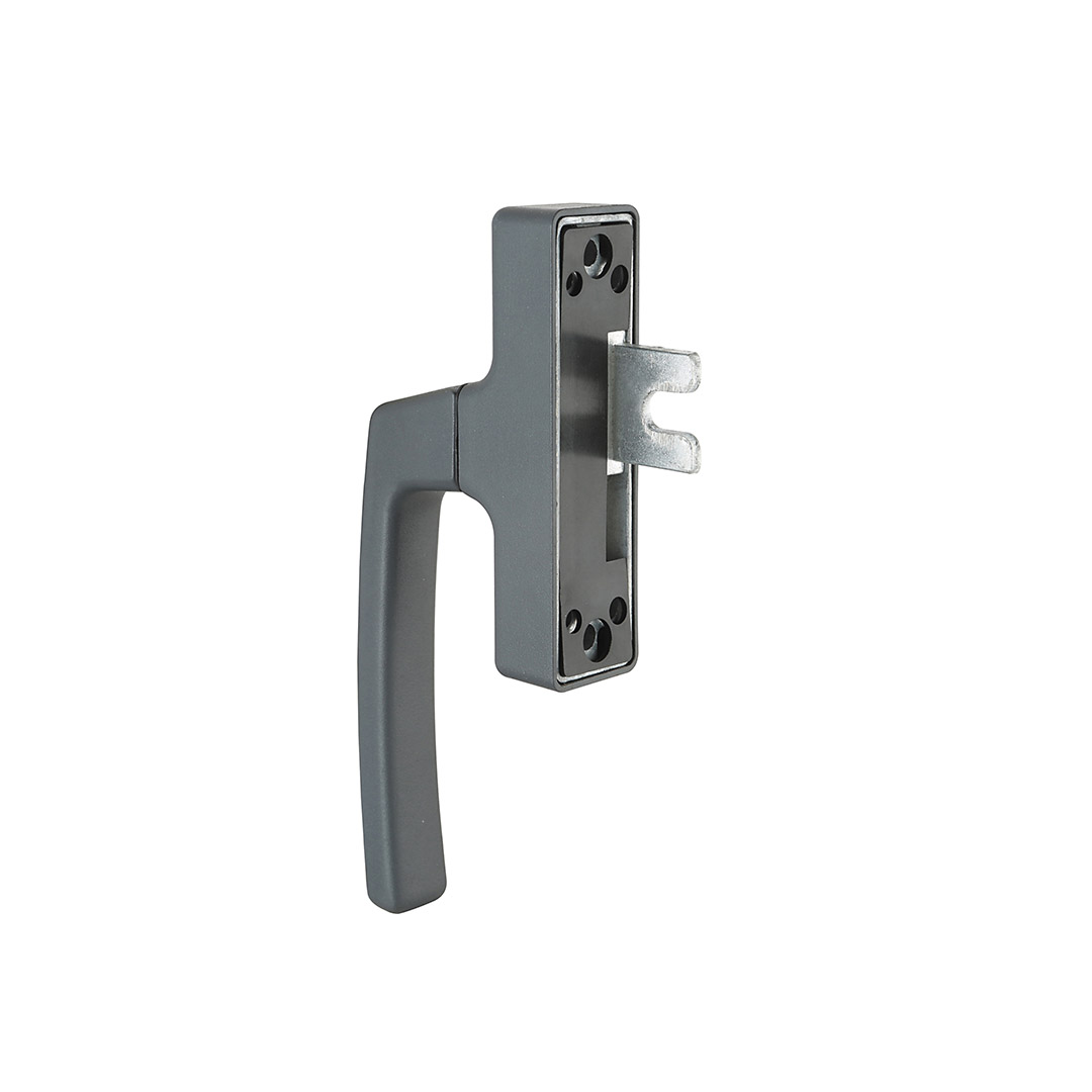Casement multi-point black window handle CW044