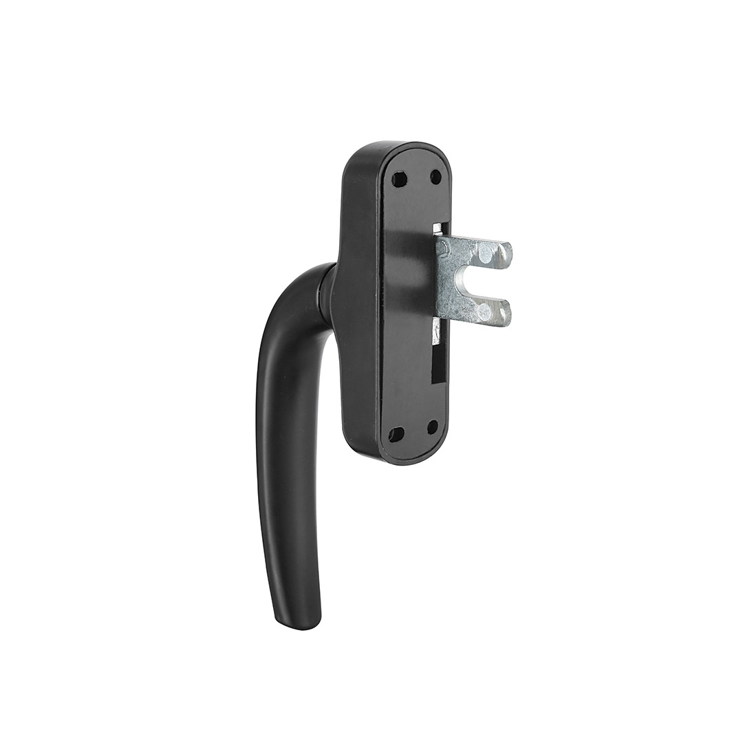 Zinc alloy black surface powder coating treatment casement multi-point sliding window handle CW048