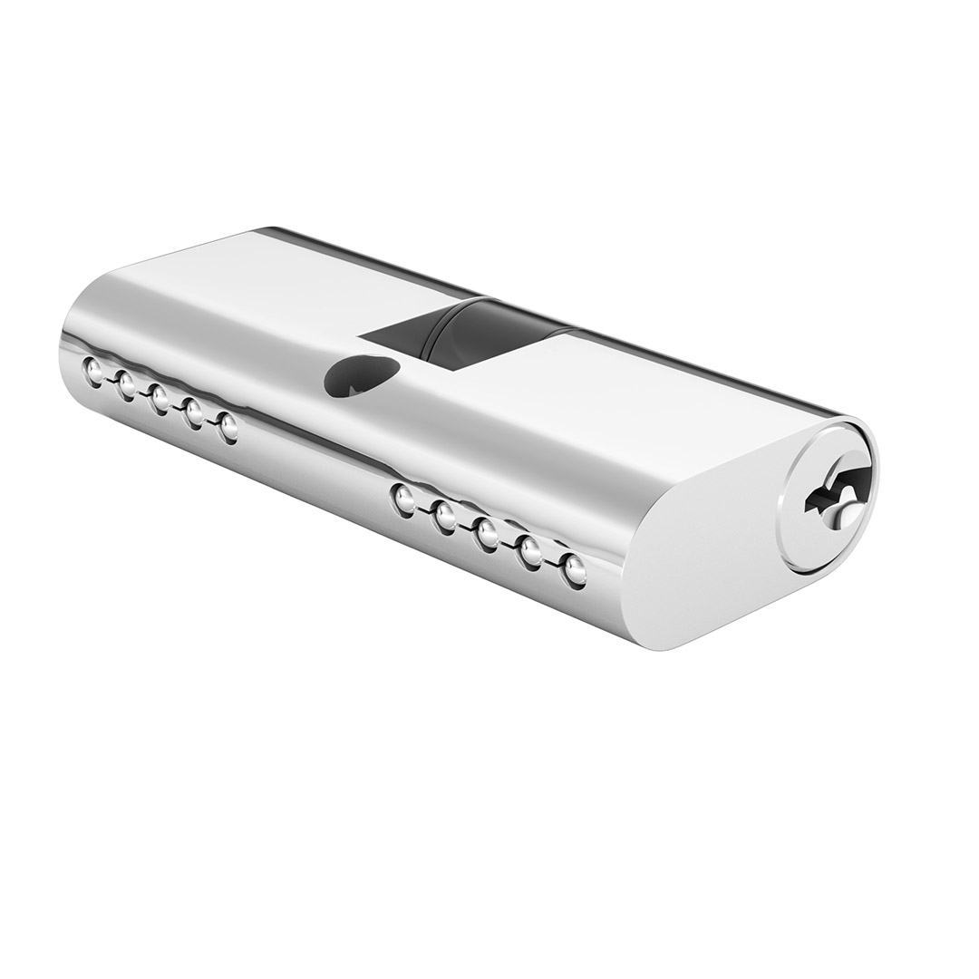 Plated surface treatment aluminum mortise door lock 554