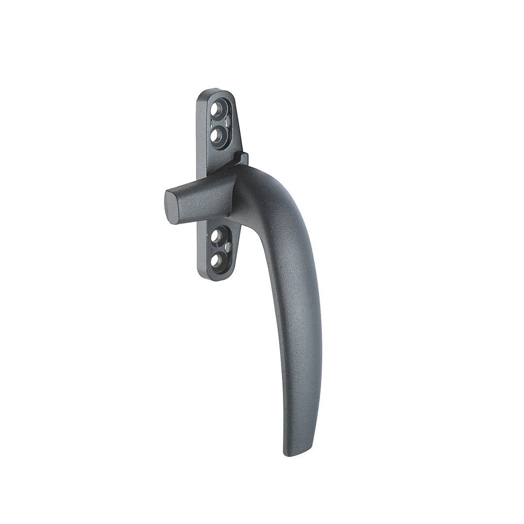 Exw price aluminum alloy black powder coating casement window latch handle cw028