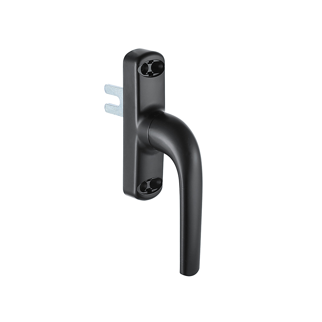 Zinc alloy black surface powder coating treatment casement multi-point manual window crank handle CW054A