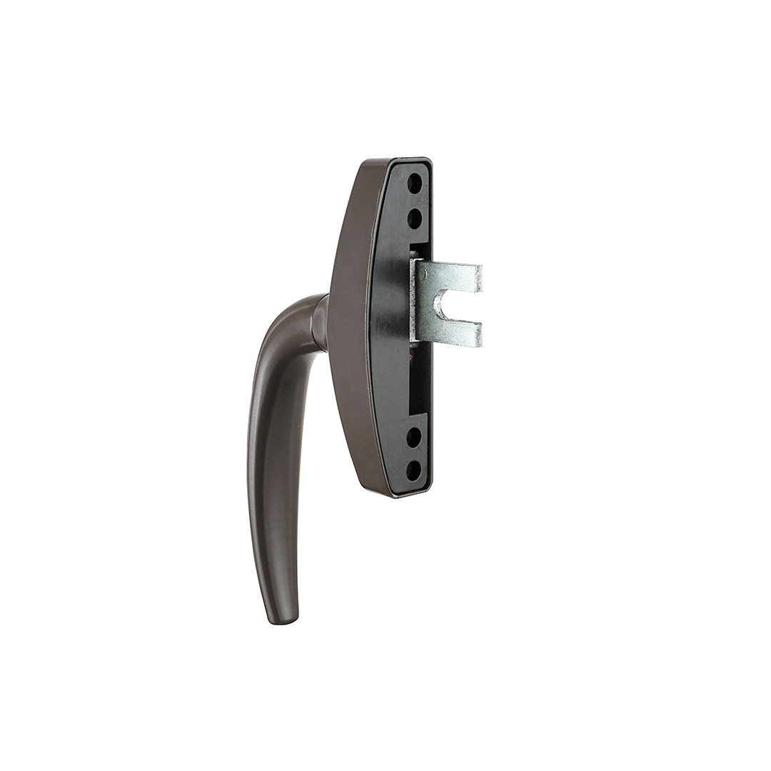 Powder coating treatment zinc alloy brown surface casement multi-point types of window handles Cw046